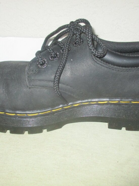 DR Martens Industrial Steel Toe Oxfords Shoe Sz8 main image 5